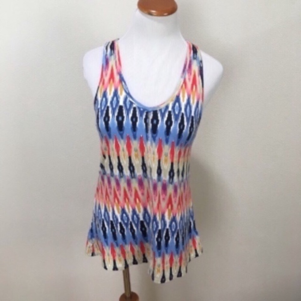 Athleta Racerback Geometric Pattern Athletic Tank… - image 2